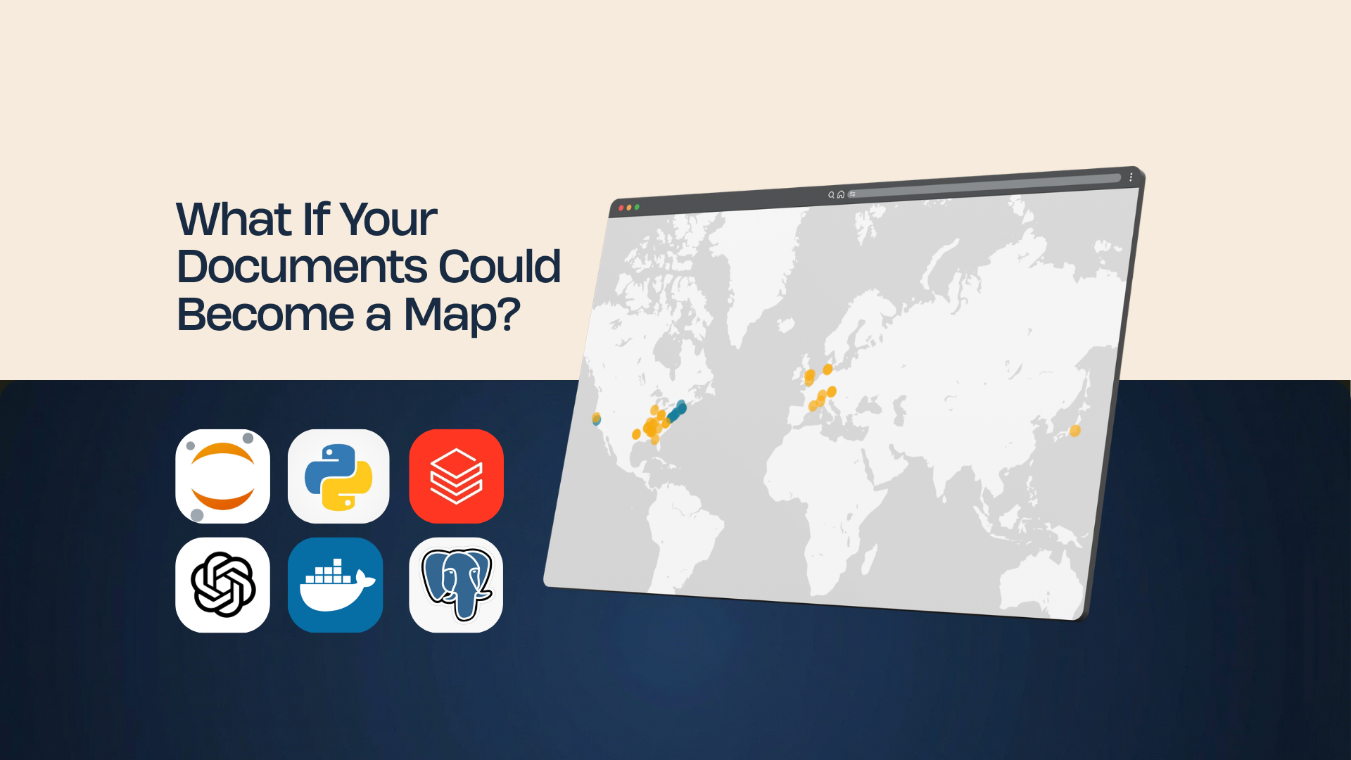 Turning unstructured documents into explorable maps with RAG and Databricks.