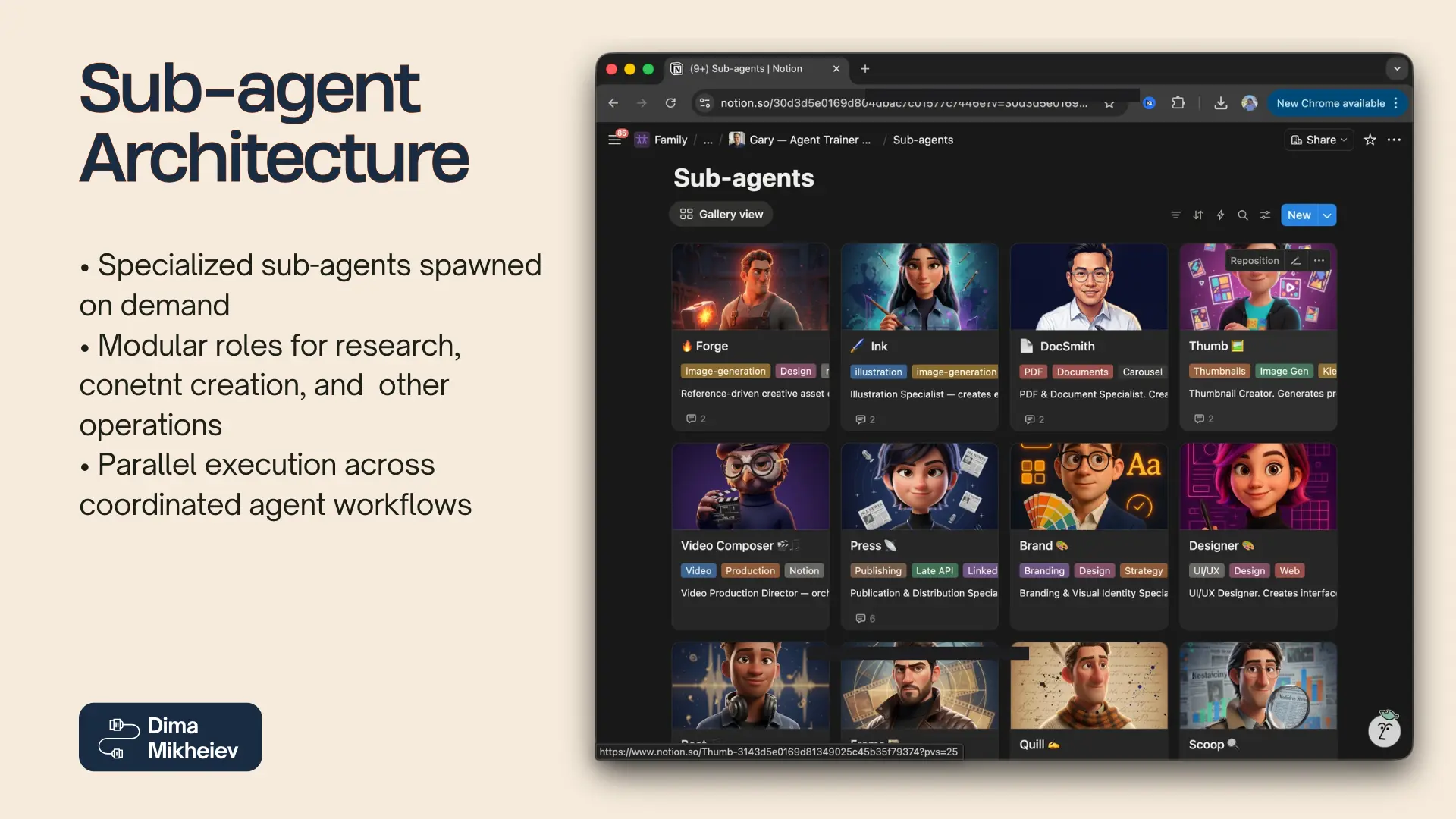 Multi-agent architecture