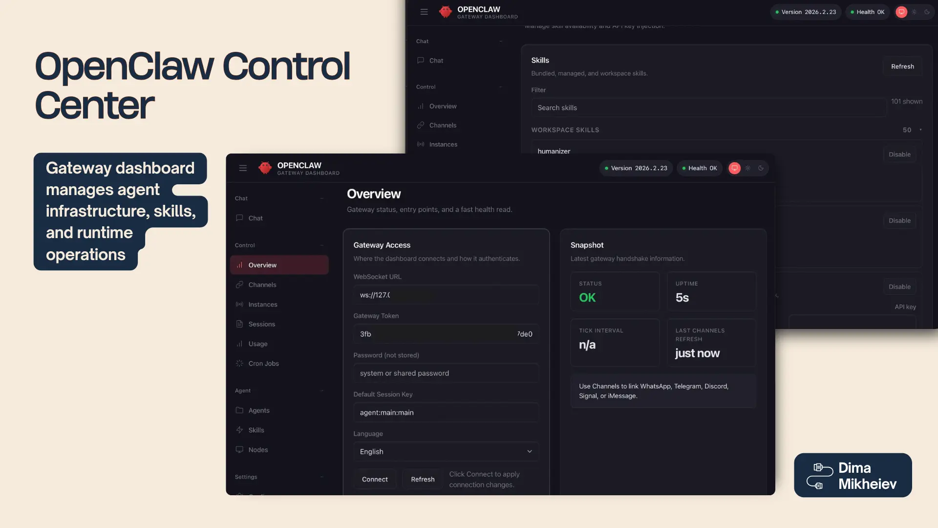 OpenClaw control center
