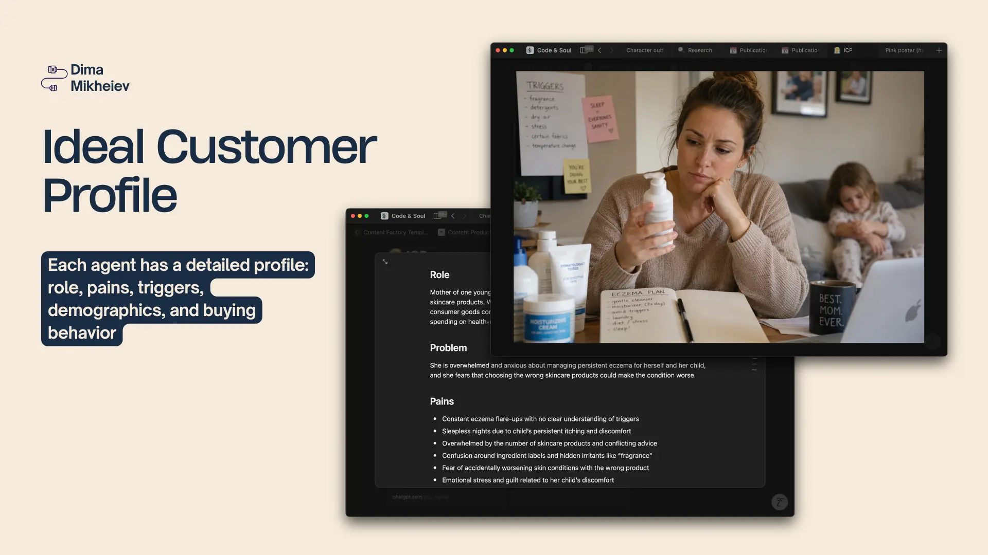 Detailed AI buyer persona profile