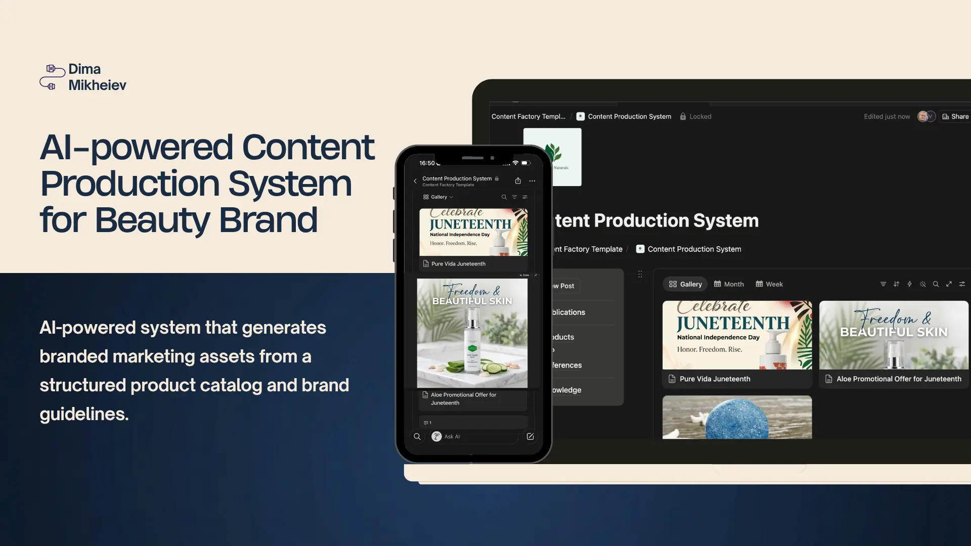 AI-powered branded marketing asset generator